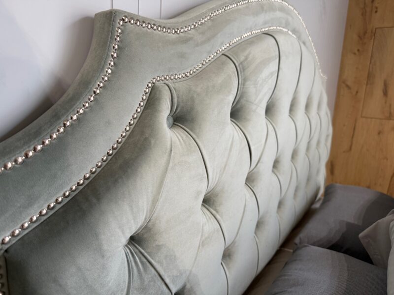 Легло „Силвър лукс“ мостра за м/к 160/200 + тапицирана ракла дълж 140 см