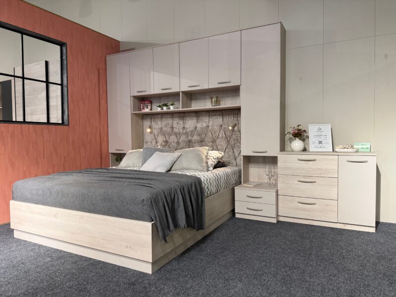 Спален комплект „Кенди” бор аланд - мостра - за м/к 160/200 вкл. скрин